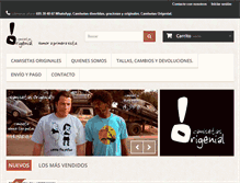 Tablet Screenshot of camisetas-origenial.com